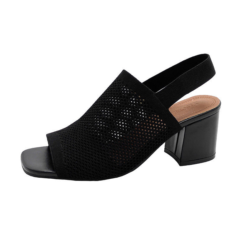 American Flying Woven High Heel