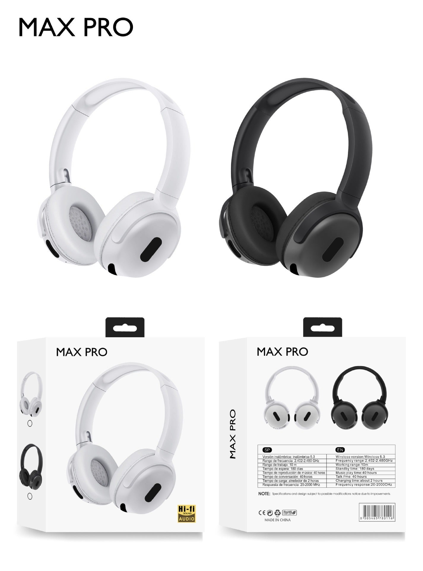 Wireless Headphones Bluetooth