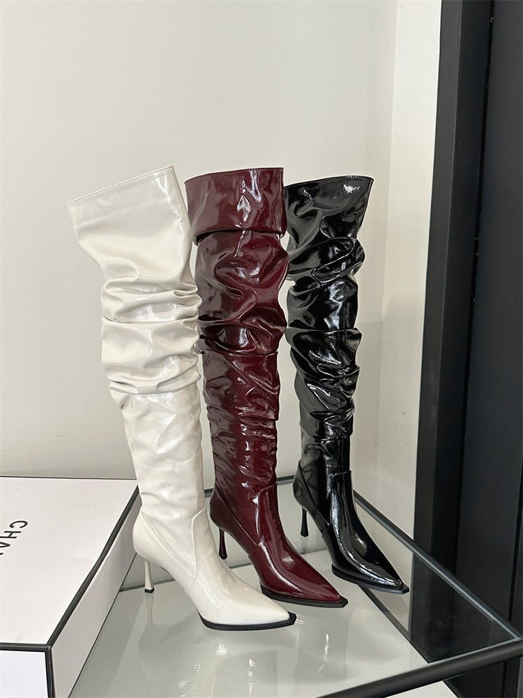 Autumn Stiletto Heel Pile Style