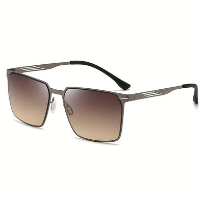 Fashion Metal Frame Sunglasses Fashionable Elegant Simple