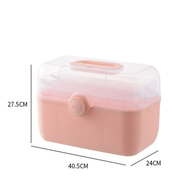 Home Medicine Cabinet Storage Box Large Family