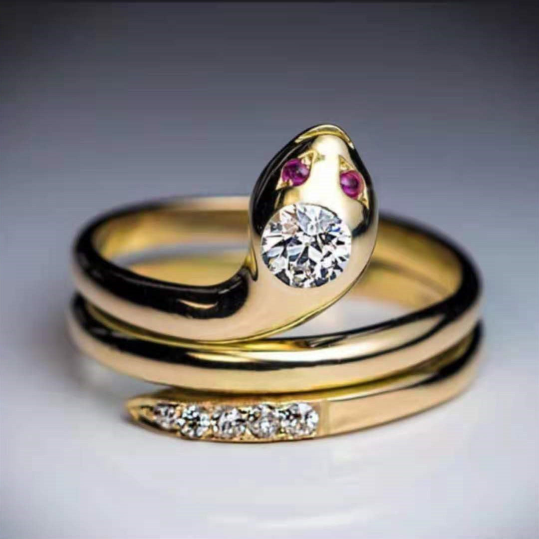 Diamond Snake Ring