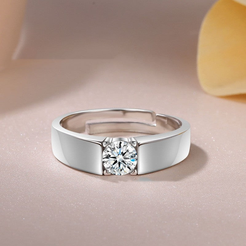 Free Size Stone Ring Version Men