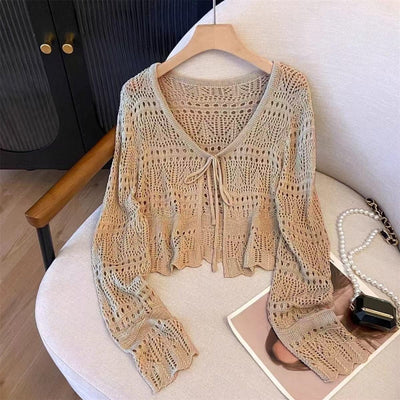 Knitted Long Sleeve Sun Protection