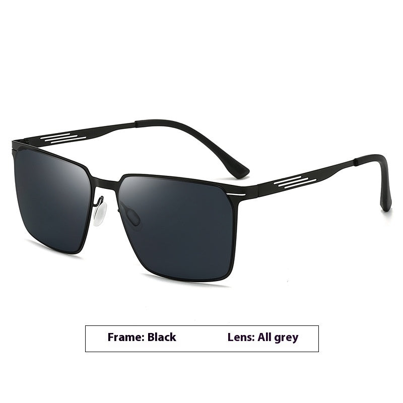 Fashion Metal Frame Sunglasses Fashionable Elegant Simple
