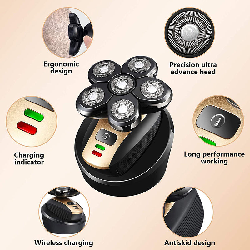5 In 1 Multifunctional Electric Shaver 5 Blade Razor For Men Shaved
