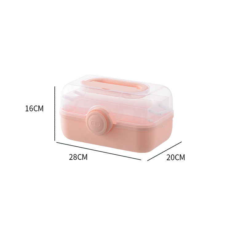 Home Medicine Cabinet Storage Box Large Family