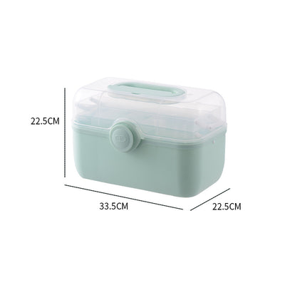 Home Medicine Cabinet Storage Box Large Family