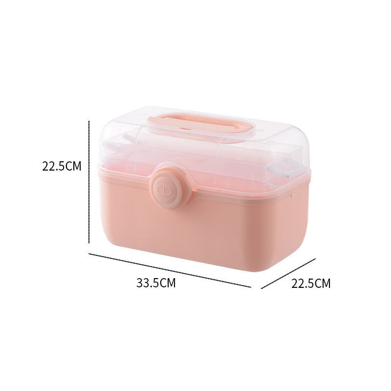 Home Medicine Cabinet Storage Box Large Family