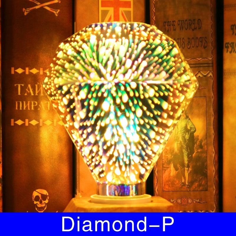 3D Fireworks Decorative Light Bulb