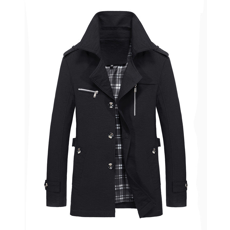 Fashion Workwear Lapel Jacket Men
