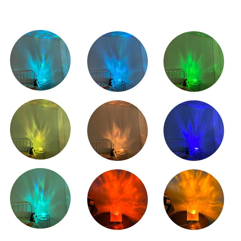 LED Water Ripple Ambient Night Light