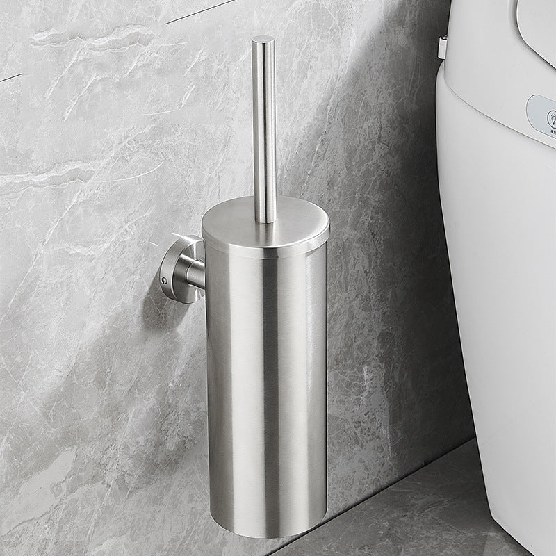 Stainless Steel Floor Toilet Brush Toilet Cleaning Brush Suit
