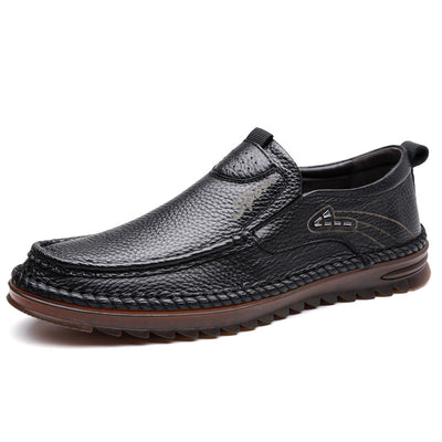 Men's First Layer Cowhide Driving Shoes