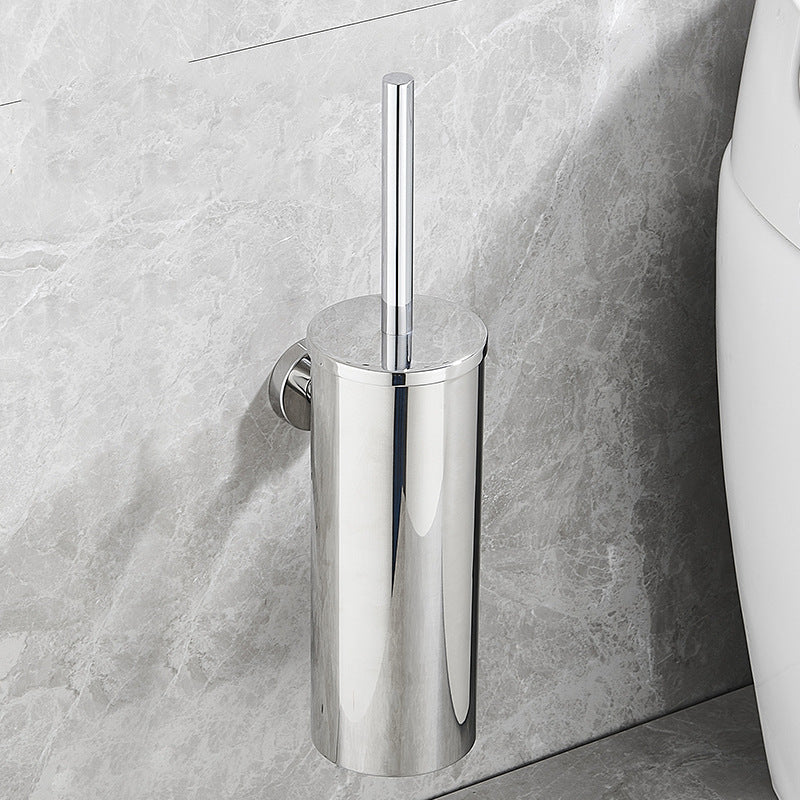 Stainless Steel Floor Toilet Brush Toilet Cleaning Brush Suit