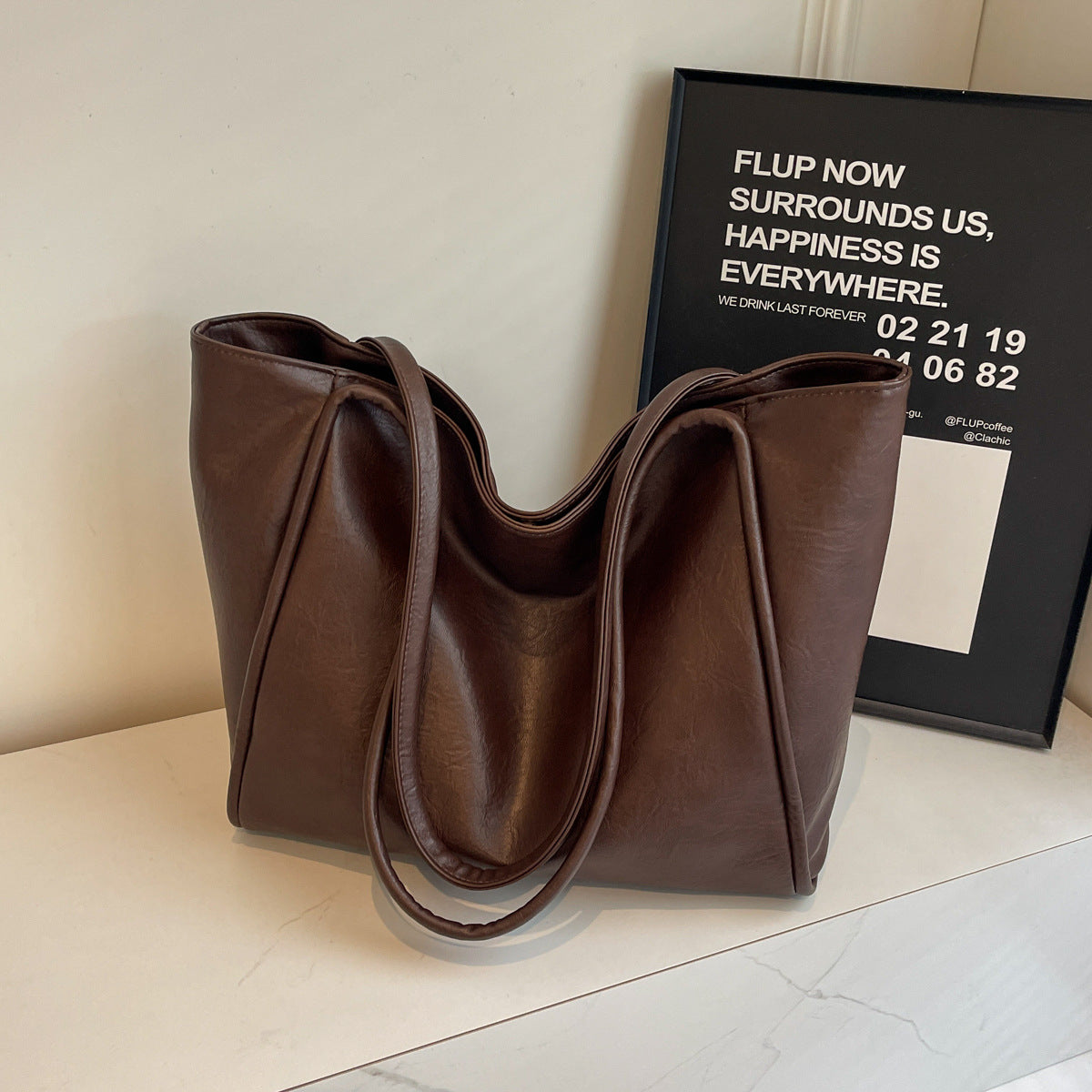 Soft Leather Shoulder Bag