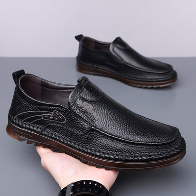 Men's First Layer Cowhide Driving Shoes