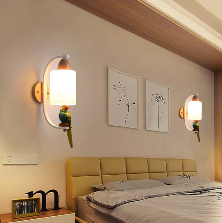 Solid Wood Bedside Lamp Minimalist Creative