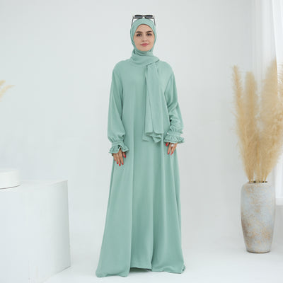 Middle East Dubai Turkey Headscarf Dress