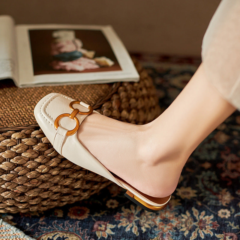 Summer Wear Fashionable Square Toe Korean