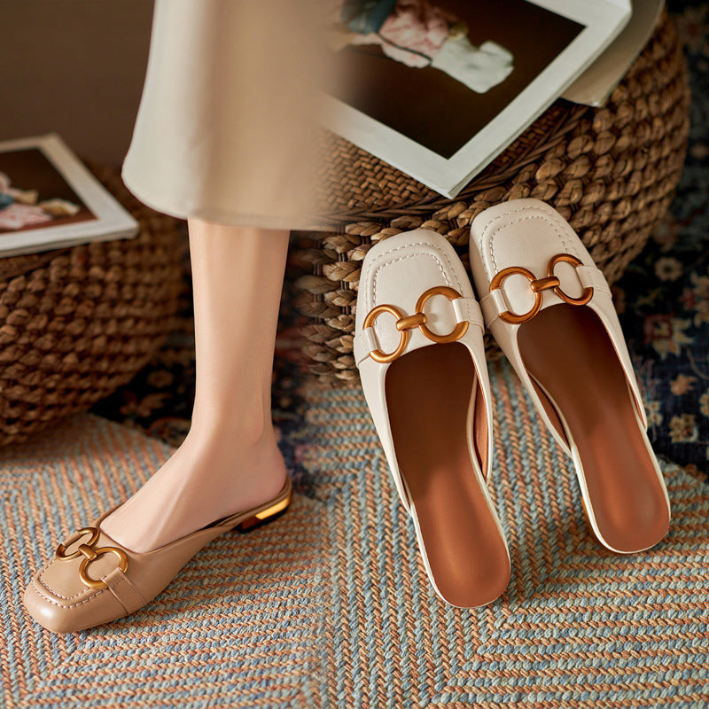 Summer Wear Fashionable Square Toe Korean