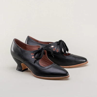 Hollow Out High Heel Lace-up Casual Shoes