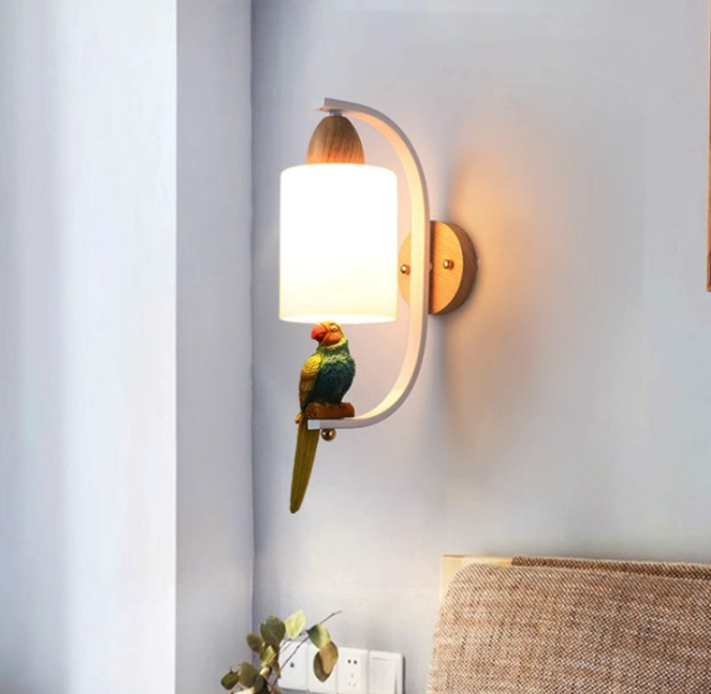 Solid Wood Bedside Lamp Minimalist Creative