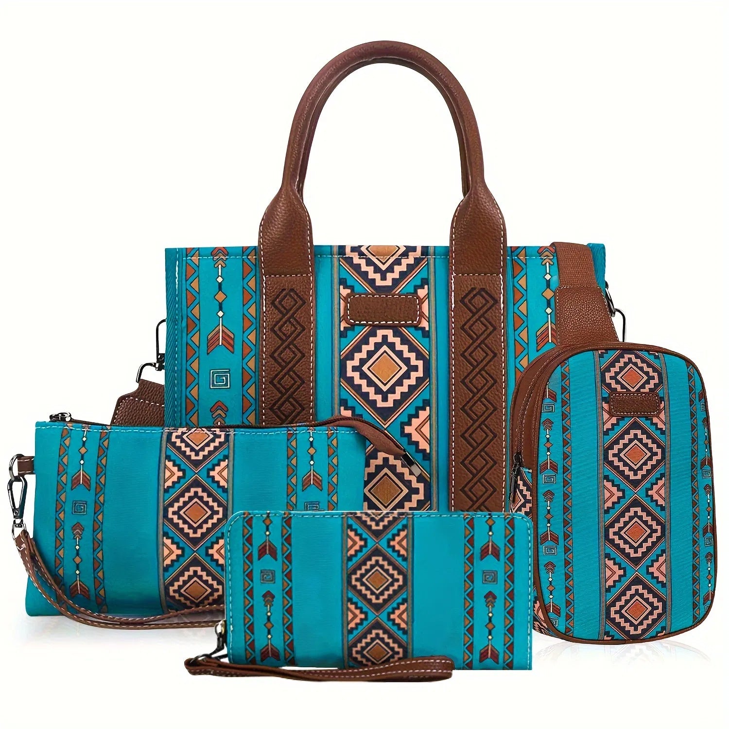 4Pcs Women's Purse Tote,