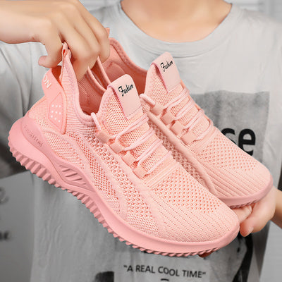 Soft Bottom Pure Color All-matching Breathable Casual Shoes