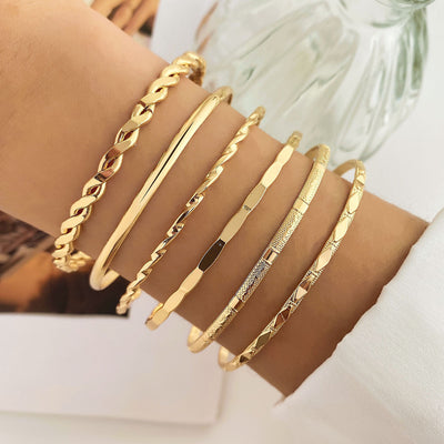 5-7pcs Bracelet Set Creative Simple Temperament Lady