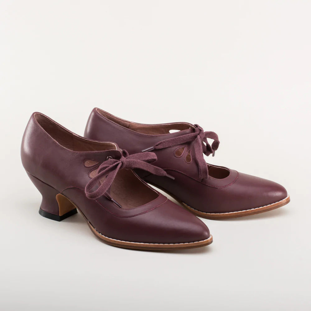 Hollow Out High Heel Lace-up Casual Shoes