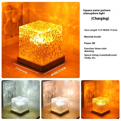 LED Water Ripple Ambient Night Light