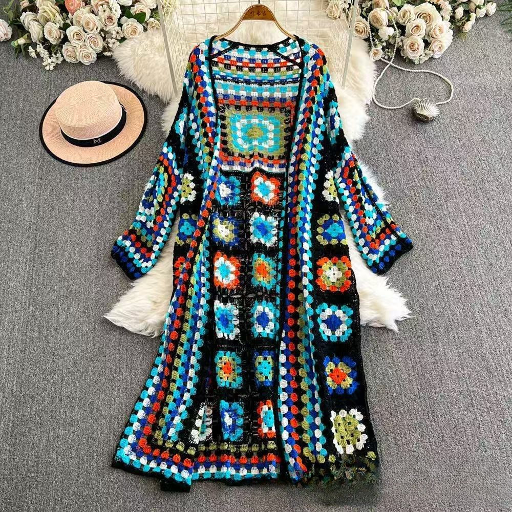 Sweet Heavy Industry Color  Long Sleeve Sweater