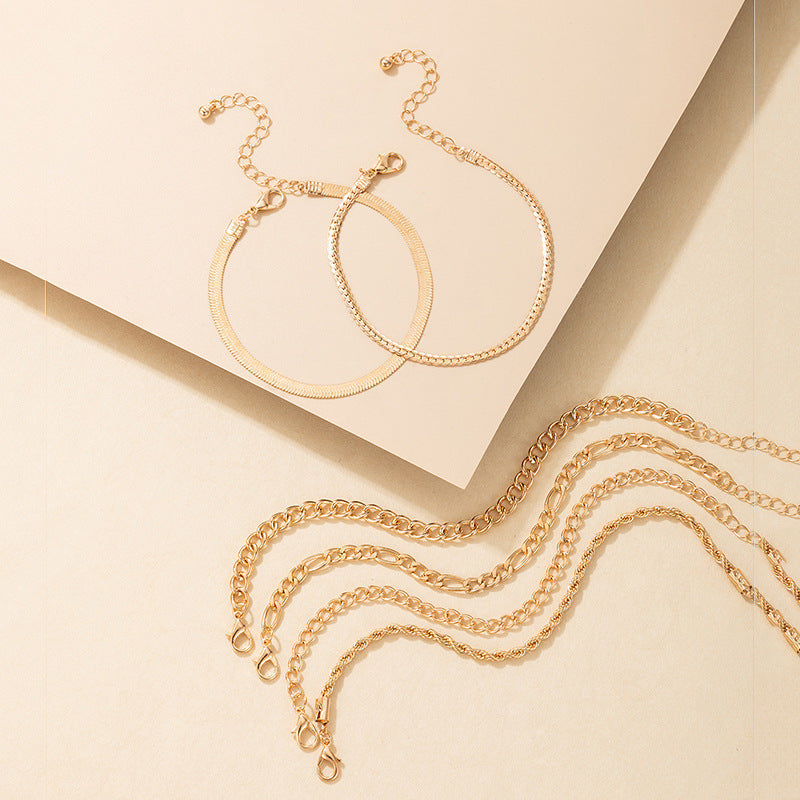 Punk Style Thick Chain Fashion Boho Style Bracelet