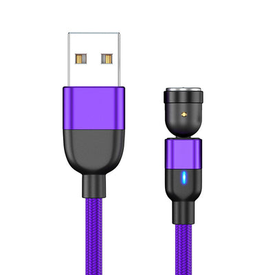 Data Cable 540 Degree Blind Suction Round Magnetic Charging Cable