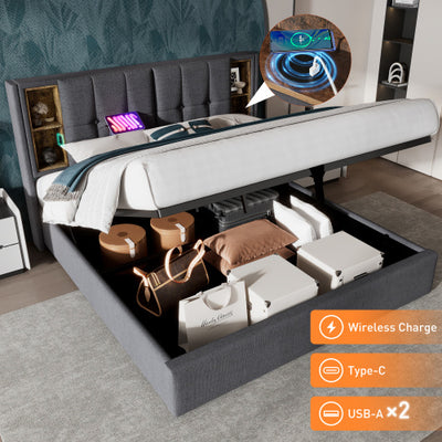 Linen Bed Frame