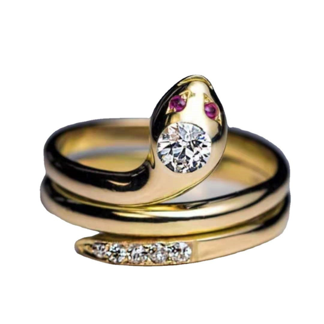 Diamond Snake Ring