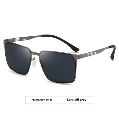 Fashion Metal Frame Sunglasses Fashionable Elegant Simple