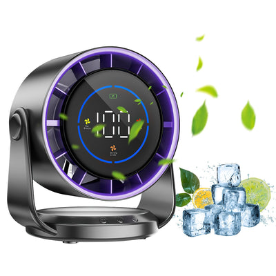 1Pc Desk Fan Battery Operated Wall Mounted Fan